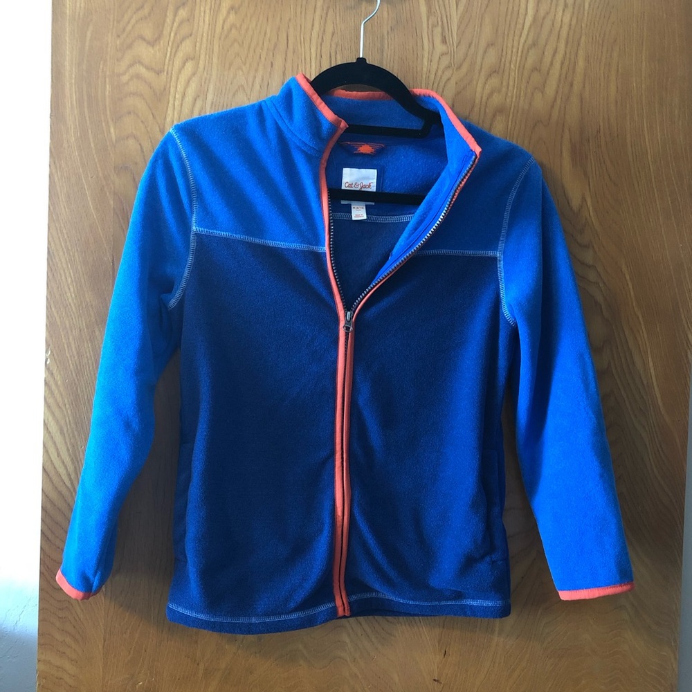 Cat and Jack fleece full zip jacket - M(8-10)